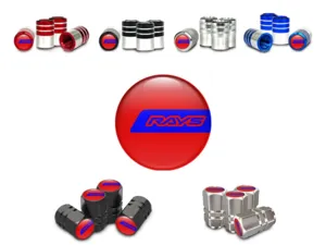 Rays Rim Valve Stem Caps Motorcycle Max Style